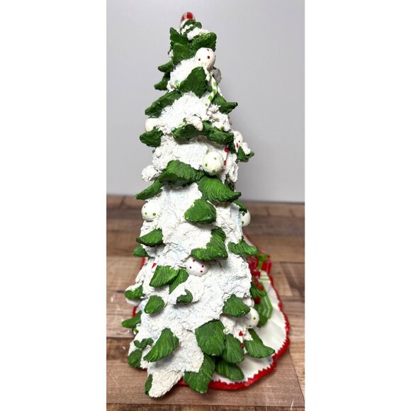 Whimsical Curved Christmas Tree Candle Holder, Ornament Holder - Picture 5 of 9